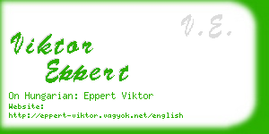 viktor eppert business card